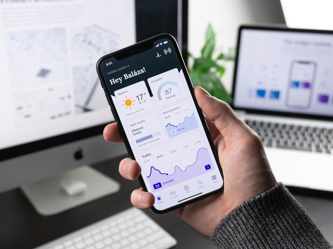 Smartphone interface mockups illustrating mobile application design and development.
